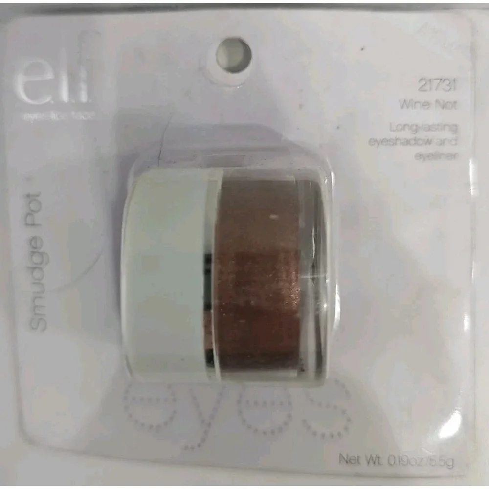 ELF Smudge Pot Eye Shadow/Eye Liner #21731 WINE NOT sealed NIP MU-006